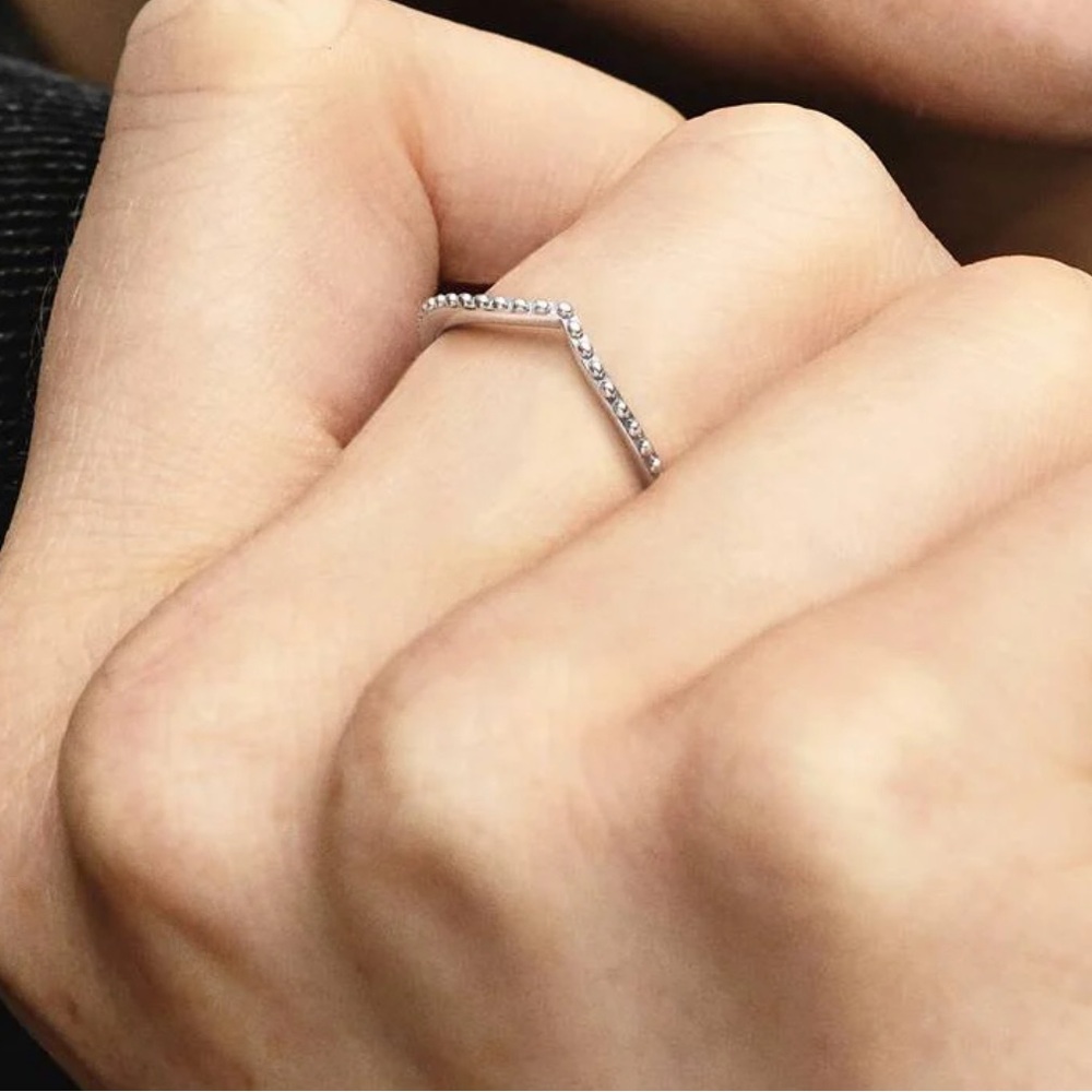 Pandora Silver Wishbone Rings - Picture 2 of 3